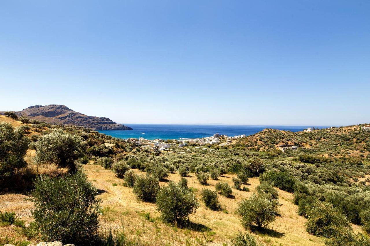 Almond Cottage With A Sea View Above Plakias Buitenkant foto