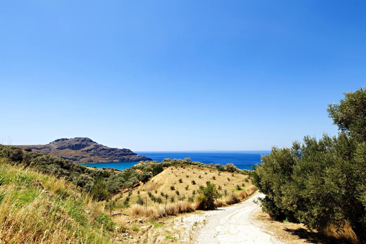 Almond Cottage With A Sea View Above Plakias Buitenkant foto